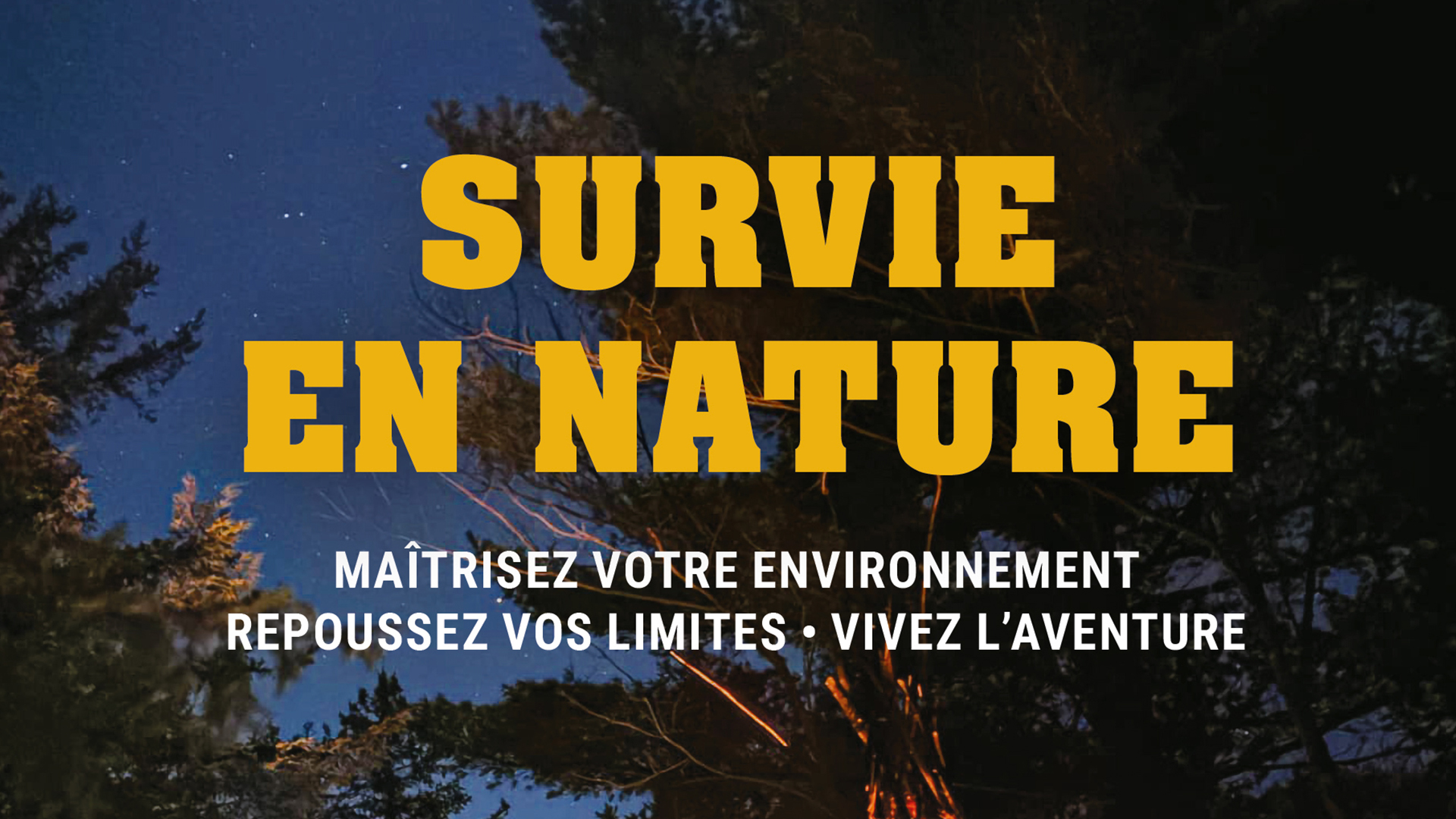 Couverture du livre Survie en nature de Mathieu Hébert